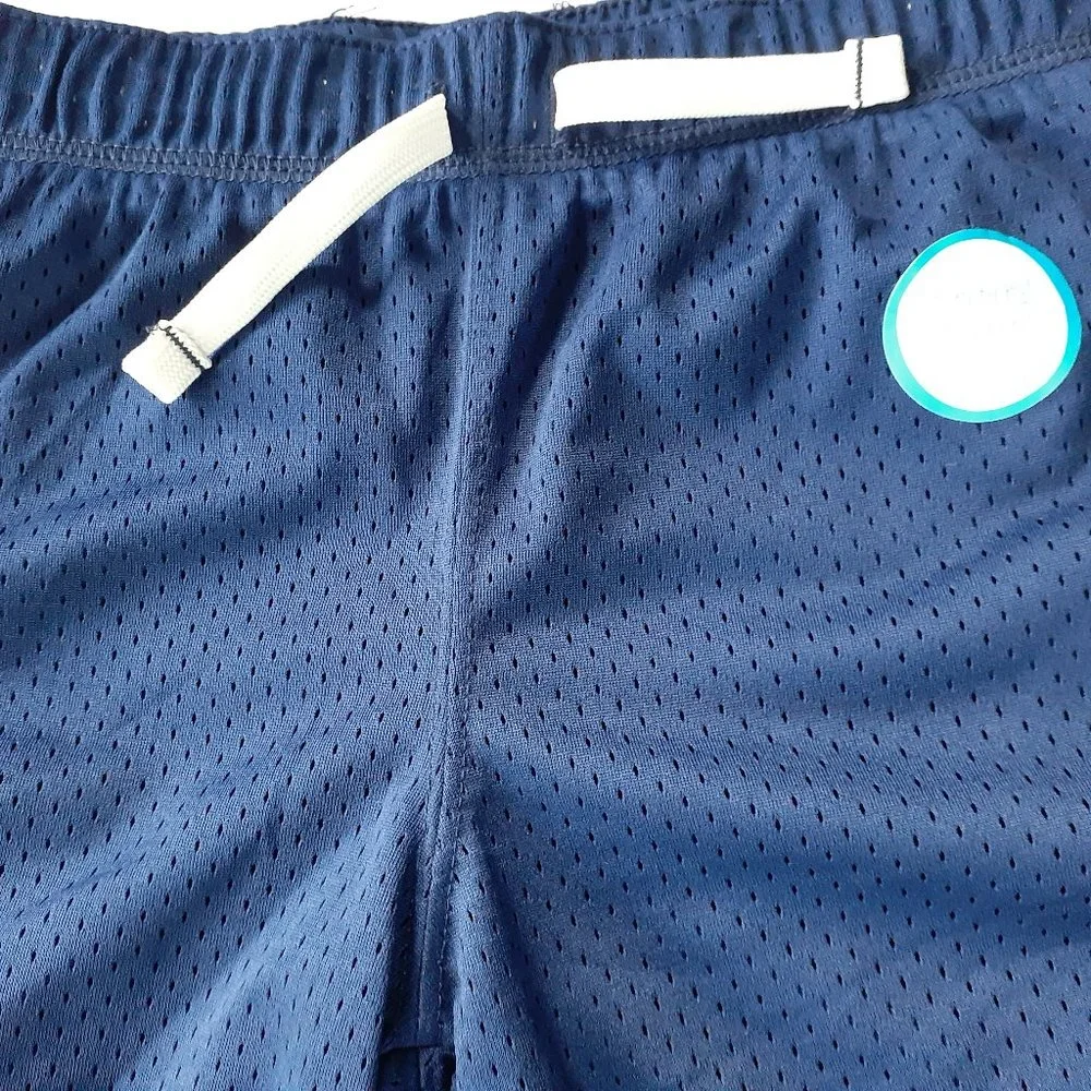 Carter's Boys Shorts Athletic Navy Pull On Mesh Gym 4-5 New